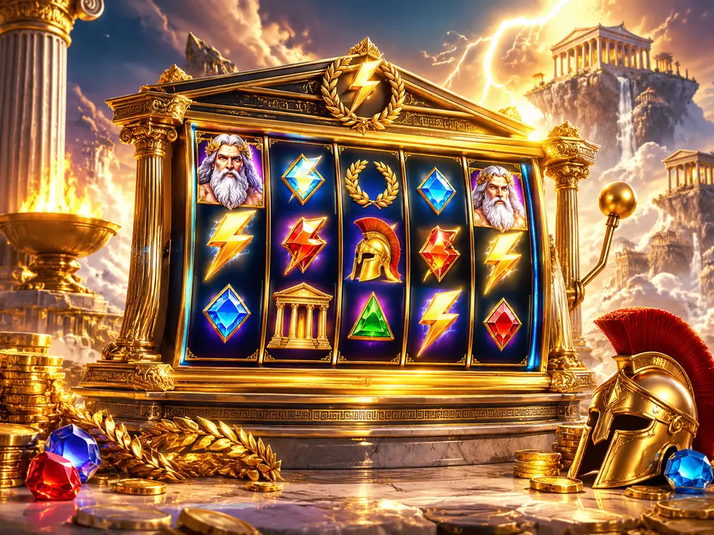 Slot bertema mitologi Yunani kasino win33 dengan gulungan emas